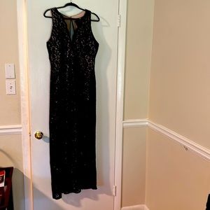 Evening wedding dress.